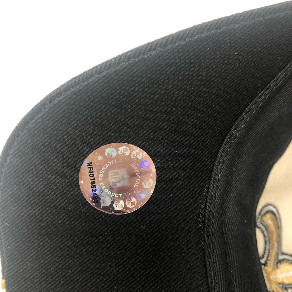 NFL New Orleans Saints Embroidered Cap Hat - Picture 7 of 8